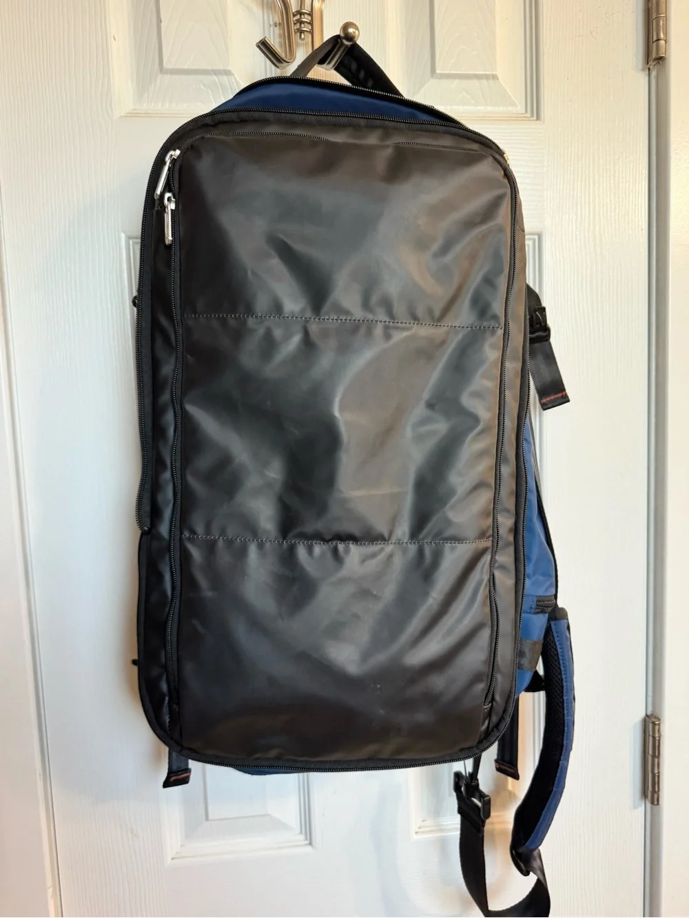 Briggs & Riley Blue Travel Backpack with Gray Accent